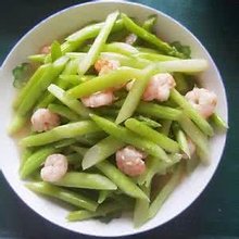 芦笋清炒鲜虾仁