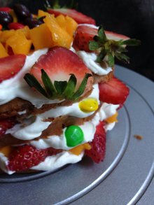 草莓水果裸蛋糕