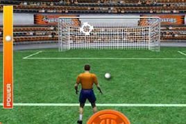足球射门训练