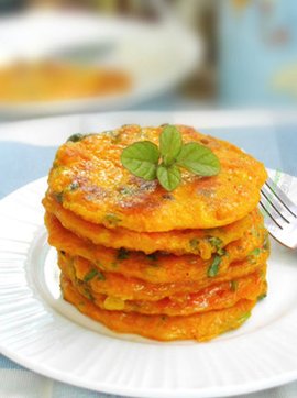 胡萝卜鸡蛋煎饼