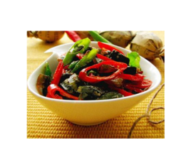 豆豉辣椒炒皮蛋