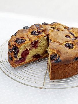 杏仁樱桃小脆饼