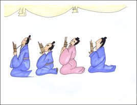 齐宣王使人吹竽