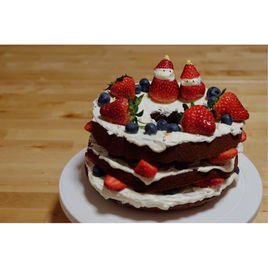 巧克力白芝麻蛋糕