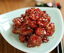 糖醋红曲排骨