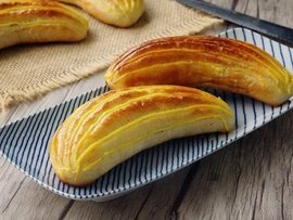 香蕉爆浆面包