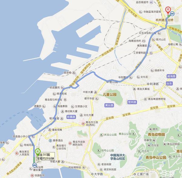青岛站和青岛北站哪个离汽车客运总站近_360