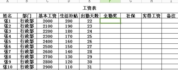 员工工资表怎么做_360问答