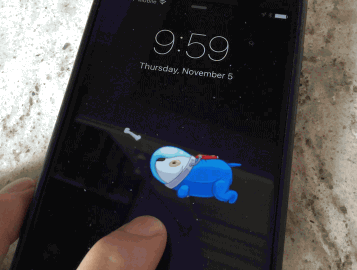 太空狗追骨头动态壁纸怎么设置 太空狗livephoto导入iphone教程