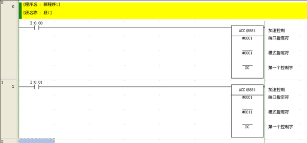 欧姆龙PLC CH1 CW\/CCW脉冲输出时正转10圈
