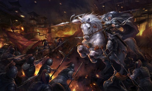 赵子龙救主纹身图片内容图片分享