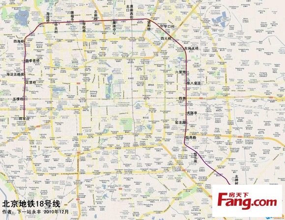 北京地铁2025年规划图