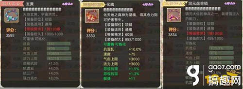 大话西游手游120级装备点评:强的逆天