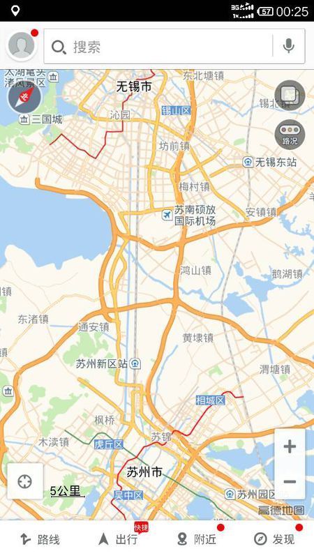 帮忙看看地图上市与市的分界线怎么看 例 无锡