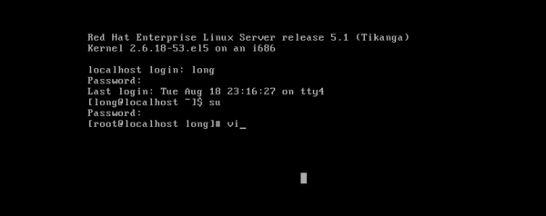 为啥在前面的linux命令模式下输入vi并没有出现