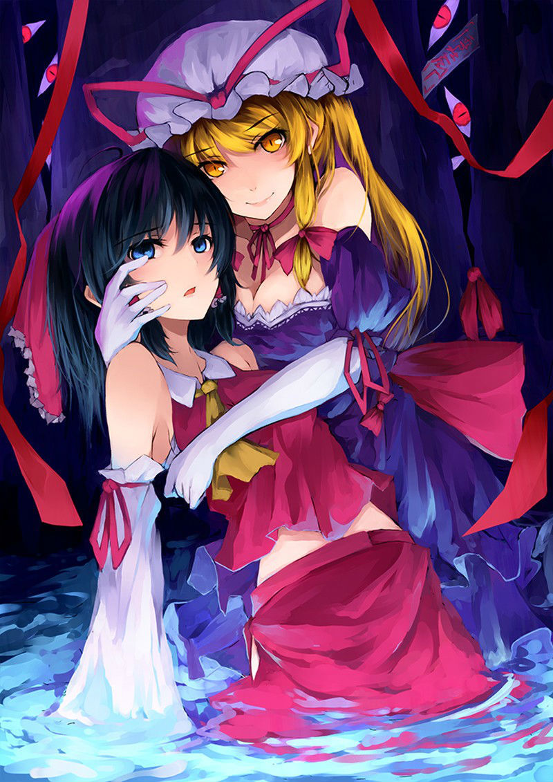 p站美图推荐——东方结界百合组